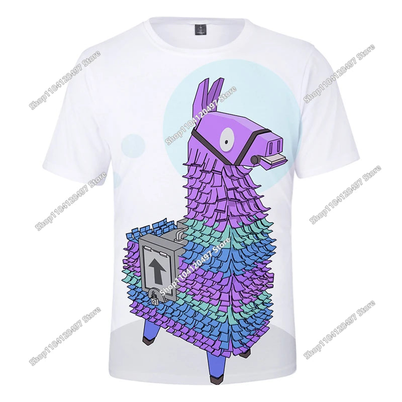 Fortnite Boys Clothes T-Shirt Victory Hero Child Kids T-shirt Battle Royale 3D Girls Short Sleeve Tees T-shirt
