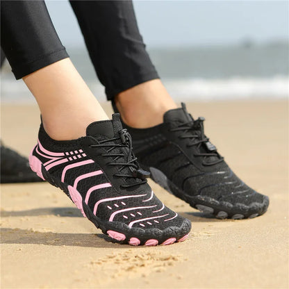 Pantofi de plajă „Barefoot Beach” pentru bărbați și femei, pantofi de apă de vară cu uscare rapidă, adidași pentru mers în apă în aer liber, pantofi ușori pentru sporturi acvatice