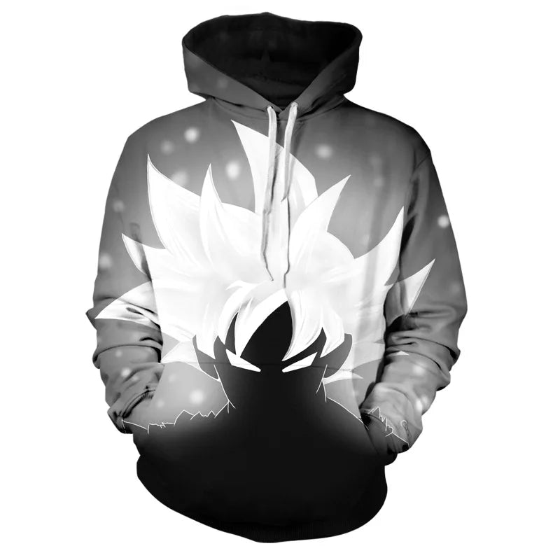 Dragon Ball Hoodie for Boys and Girls, New Autumn and Winter Style Creative Loose and Versatile Hooded Sweatshirt