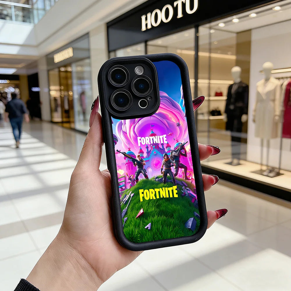Game Fortnite Handyhülle für Samsung Galaxy A17 A07 A06 A26 A16 A06 A35 A55 A25 A05s A15 A54 A34 A36 A24 4G 5G – weiche Rückseite