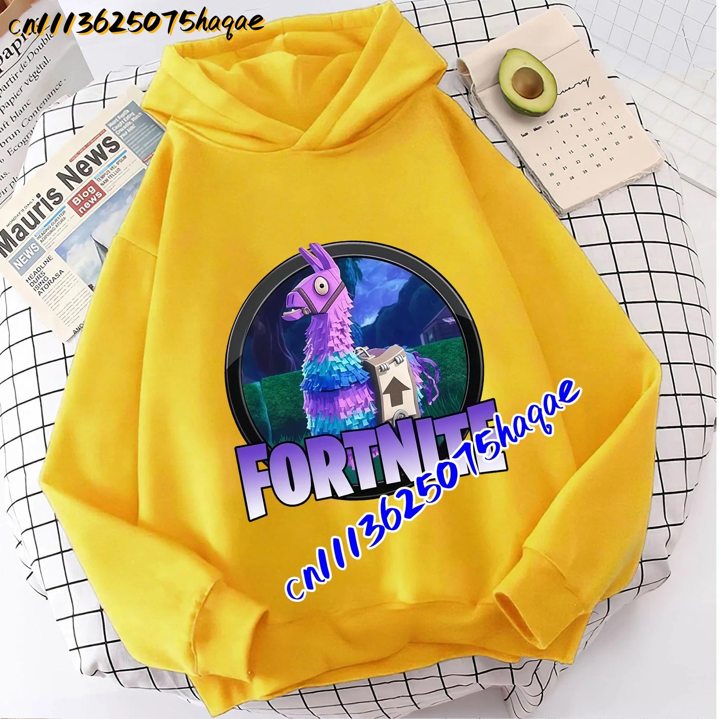 FORTNITED Children Long-sleeved Girls Boy Streetwear Boys Baby Hoodies Pullover Sweatshirt Anime Fashion Kid Clothing Tops Gift
