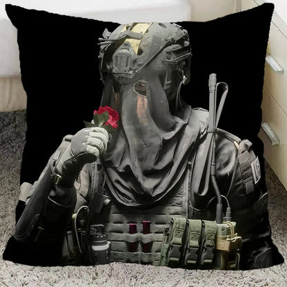 Anime Call of Duty Ghost Keegan Konig Cosplay 45CM Throw Pillows Soft Waist Sofa Cushion Throw Bedroom Pillows