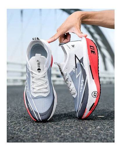 Running Shoes Specialty Men Marathon Sports Carbon Plate Breathable Ultralight Women Comfortable Athletic Cushion Stability Sneakers