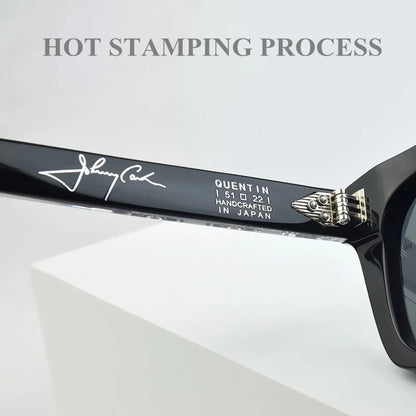 2026 Sunglasses Thick Heavy  Japanese Style Men Fashion Sun glasses brand Acetate High Quality Classical Uv400 QUENTIN Sunglass