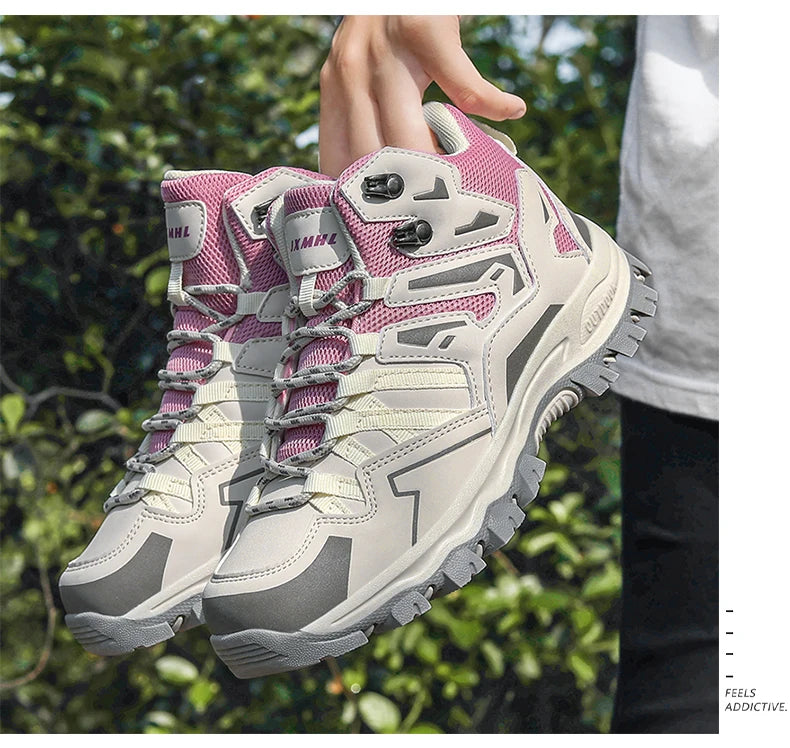 Buty turystyczne unisex, buty sportowe do wędrówek na świeżym powietrzu, buty kempingowe, damskie wodoodporne buty do spacerów, antypoślizgowe buty turystyczne