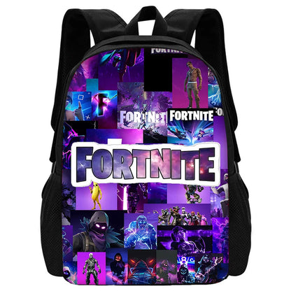 Hot Game FortniteS Kinderrucksäcke für Jungen und Mädchen, Schüler-Geburtstagsgeschenk, Kinder-Schultaschen, Unisex-Campingrucksack, strapazierfähig
