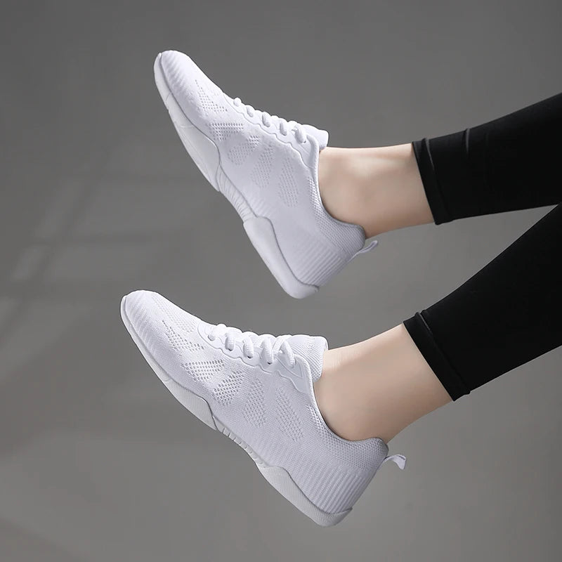Marwoo Girls White Cheer Dance Sneakers Kids Lightweight Cheerleading Training Walking Tennis Women’s Fashion Sports Shoes 2316