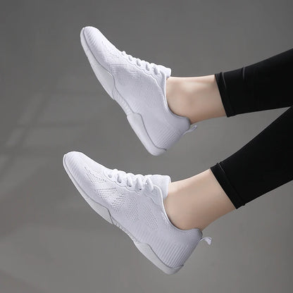 Marwoo Girls White Cheer Dance Sneakers Kids Lightweight Cheerleading Training Walking Tennis Women’s Fashion Sports Shoes 2316