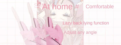 Pink Gaming Chair High-quality Girls Cartoon Home Live Gamer Chair Comfortable Swivel Adjustable Office Computer Furniture
