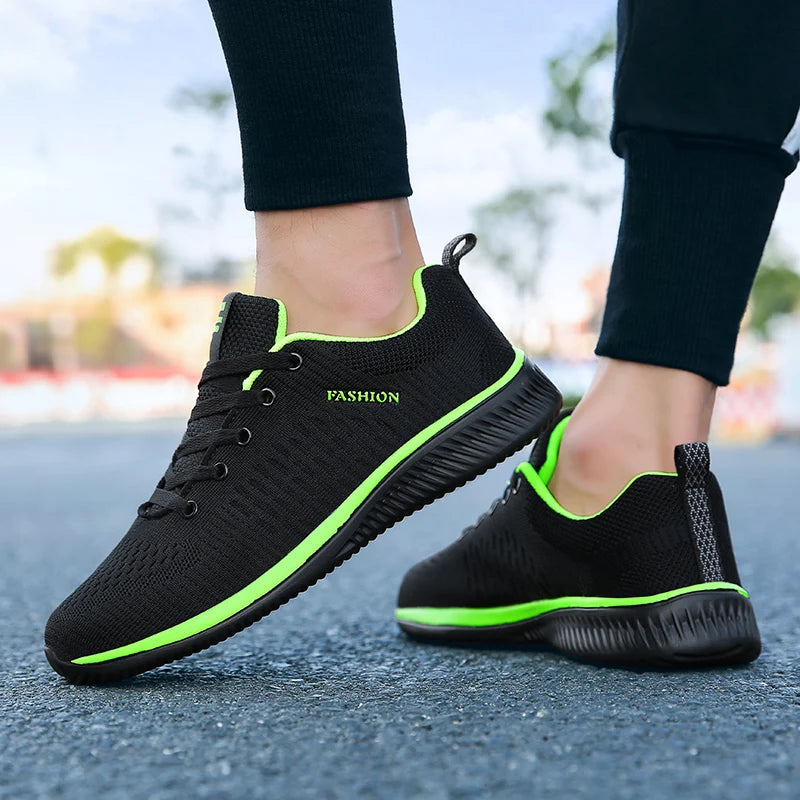 MAEDEF Running Shoes Men Breathable Sneakers 2025 Lightweight Walking Shoes Anti Slip Comfortable Mens Athletic Shoes Summer