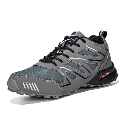 2025 New Men Hiking Shoes Outdoor Waterproof Sports Shoes Comfortable Leather Hiking Training Boots Large Size Tactical Shoe Men