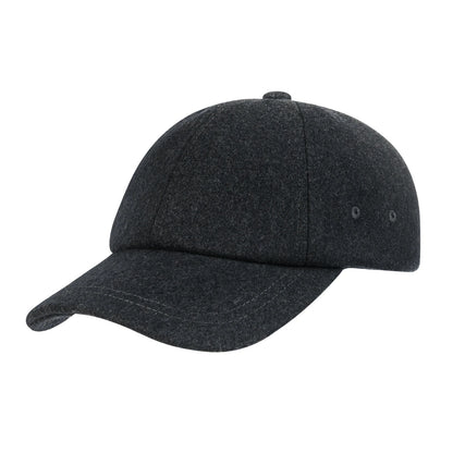 BOTVELA Șapcă de baseball din lână tweed pentru bărbați, stil casual, moale, ajustabilă, fără structură