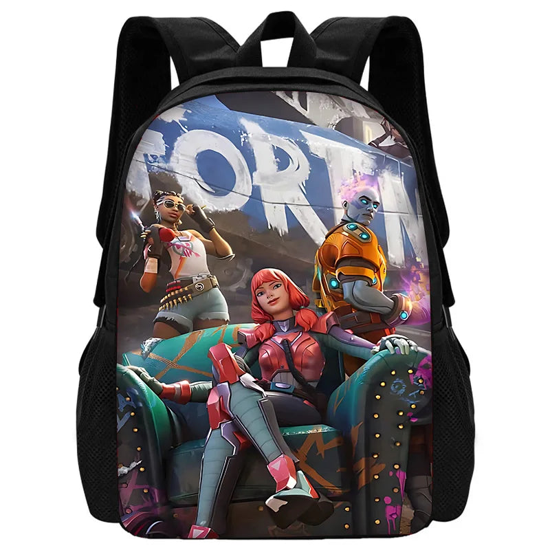 Hot Battle Royale Fortnite Kids Backpacks for Boys and Girls Student Birthday Gift Child School Bags Unisex Camping Durable Rucksack