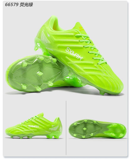 Double Star Adult Youth AG Soccer Cleats Non Slip Durable Artificial Natural Grass Football Shoes for Training Match Men Women