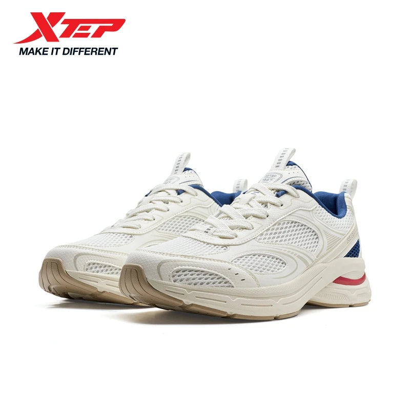 Xtep Y2K casual sneakers voor heren, comfortabele retro lichtgewicht hardloop- en sportschoenen voor koppels, winter, 874219320004