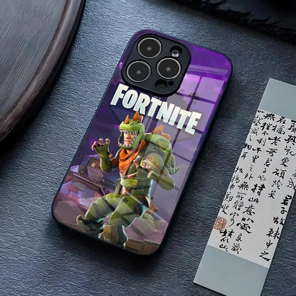 B-Battle-R-Royales-F-FortniteS Phone Case For iPhone 17 Pro Max, 15 Pro, 14, 12, 11, 13 Mini, X, XR, XS, 16 Plus, SE Glass Cover