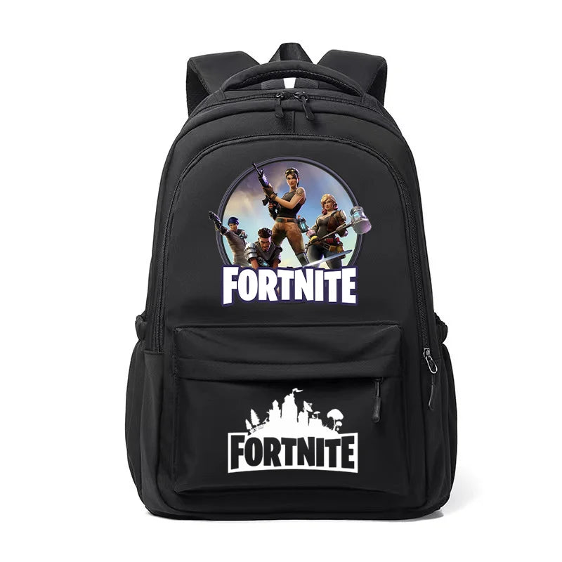 Fortnite Kids Backpack Portable Large Capacity Student Schoolbag Cartoon Printed Shoulder Bag School Supplies for Boys Gift
