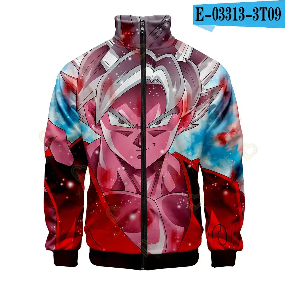 Produit gaming premium Fraquane, Dragon Ball 3D Print Zipper Hoodie Cool Fashion Men/Women/Kids Long Sleeve Hoodies Sweatshirt Casual Cosplay Jacket Clothes