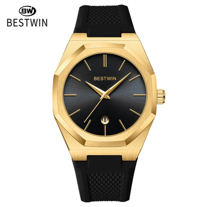 Luxury Quartz Wristwatch Silicone Strap reloj hombre Sport Watch for Man Fashion Date Original Waterproof Clock