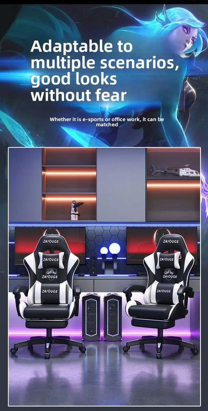 Ergonomischer Gaming-Stuhl fürs Homeoffice, lange Sessions und Streamer – verstellbar, neigbar, leicht und langlebig