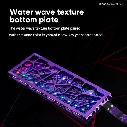 IROK MG63 Hollow Aluminium Gaming Magnetic Mechanical Keyboard 60% RT 0.001mm 8KHz 0.07ms 512K RGB Hot Swap Wired Gamer Keyboard