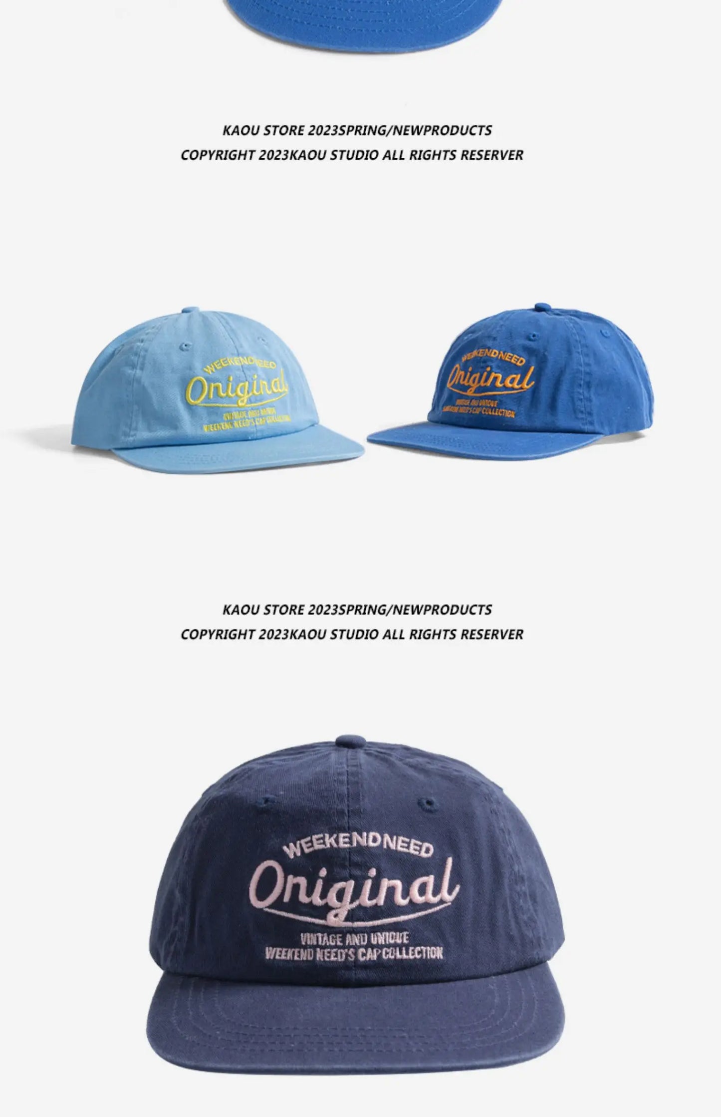 Baseball Cap Spring and Autumn Soft Top Embroidery Men and Women All-Matching Street Tide Brand Peaked Cap Wide Brim Sunshade