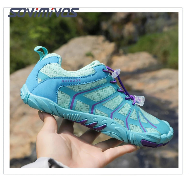 Men's Trail Running Shoes, Lightweight Athletic Zero Drop Barefoot Shoes Non-Slip Outdoor Walking Minimalist Shoes for Women