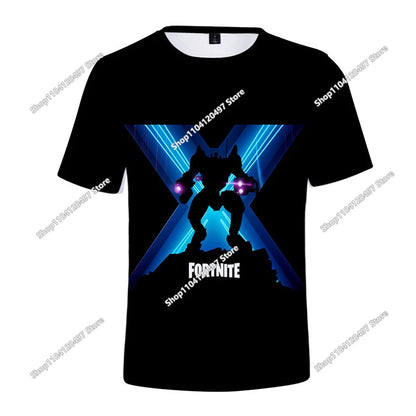 Fortnite Boys Clothes T-Shirt Victory Hero Child Kids T-shirt Battle Royale 3D Girls Short Sleeve Tees T-shirt