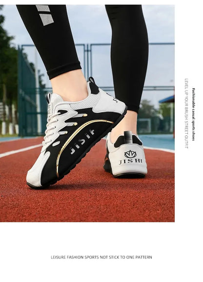 Fashionable Large Size Men's Sports Shoes Mesh Upper Breathable Comfortable Casual Sneakers Trendy Men's Footwear from China