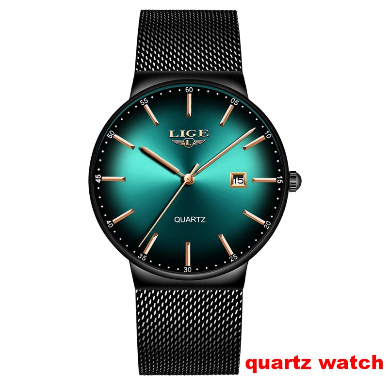 Orologi da polso meccanici automatici da uomo LIGE – Orologio di lusso di alta gamma con tourbillon, modello elegante e impermeabile, ideale per il lavoro o le occasioni formali.