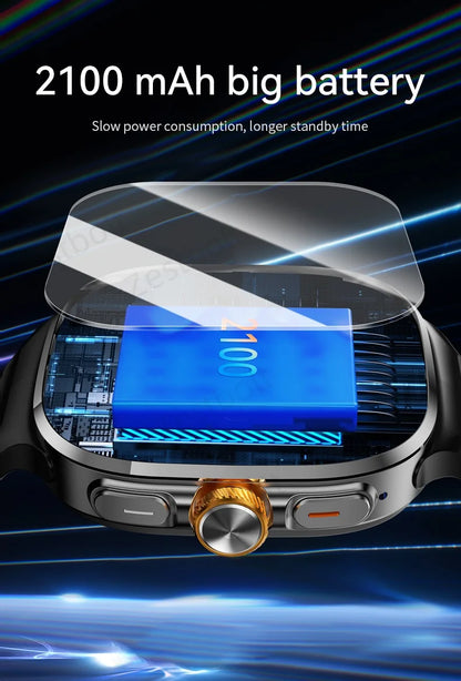 Original M99 Smartwatch 2.4 inch Amoled Screen insert 4G/5G Sim Card GPS WIFI 190° Rotating Camera Game Android 10.0 Smart Watch