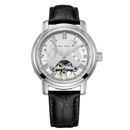 NEW Men's Automatic Mechanical Wristwatch Seagull ST25 Movement Fashion Man Hollow Flywhee Casual Business Watch 819.624