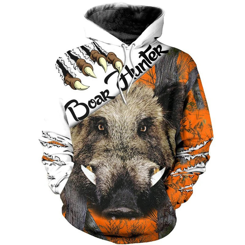 Fashion Autumn Lion, Wolf Hoodies White Tiger Skin 3D All Over Printed Men's Sweatshirt Unisex Zip Pullover Casual Jacket