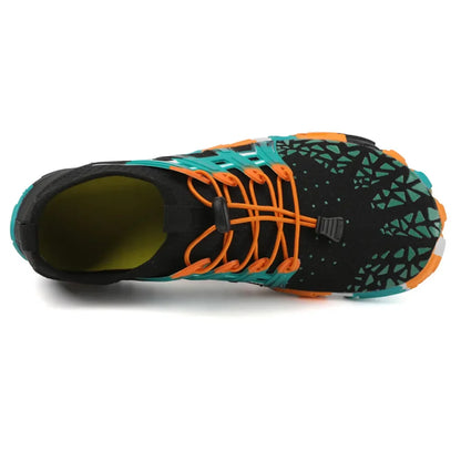 Men's and women's water shoes, upstream wading swimming barefoot five-finger aqua shoes, colorful beach seaside light unisex sneakers new