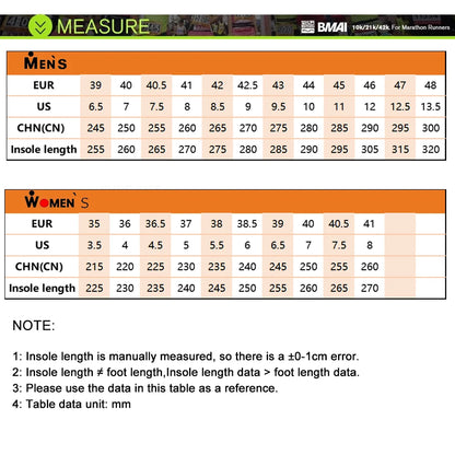 BMAI 42km Marathon Running Shoes Men Women Luxury Carbon Plate Trainers for Woman Cushion Sneakers Breathable Men's Sports Shoes