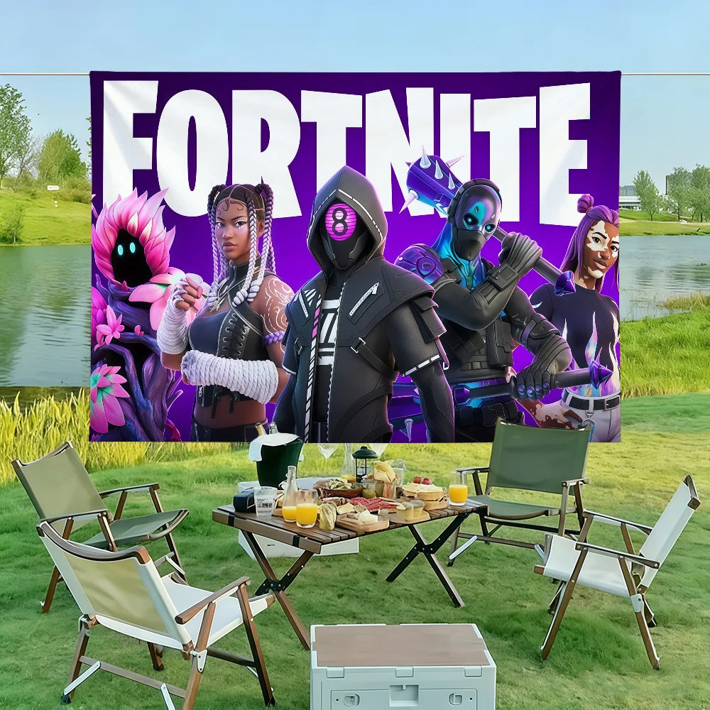 Adventure game F-FORTNITE Flag Suitable For Party Club Outdoor Interior Wall Art Decoration Banner Gift