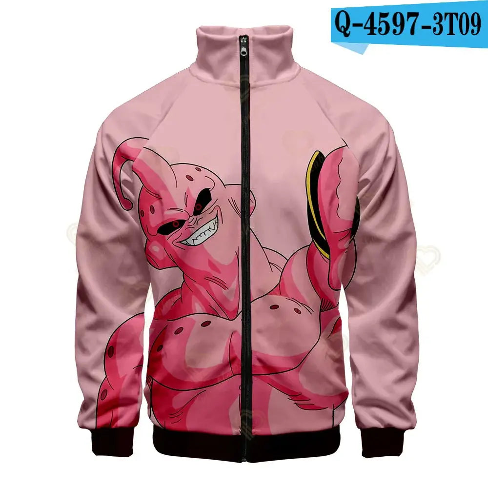 Dragon Ball 3D Print Zipper Hoodie Cool Fashion Men/Women/Kids Long Sleeve Hoodies Sweatshirt Casual Cosplay Jacket Clothes, Produit gaming premium Fraquane