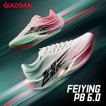 QIAODAN Feiying PB6.0 Men Running Shoes Professional Marathon Full Palm Suspended Carbon Board Racing Race Sneakers QDB023261299