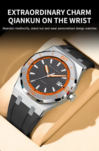 New Arrivals Specht & Söhne Dive Watch 40MM Miyota 8215 Automatic Mechanical Watches For Men Octagon Bezel Steel