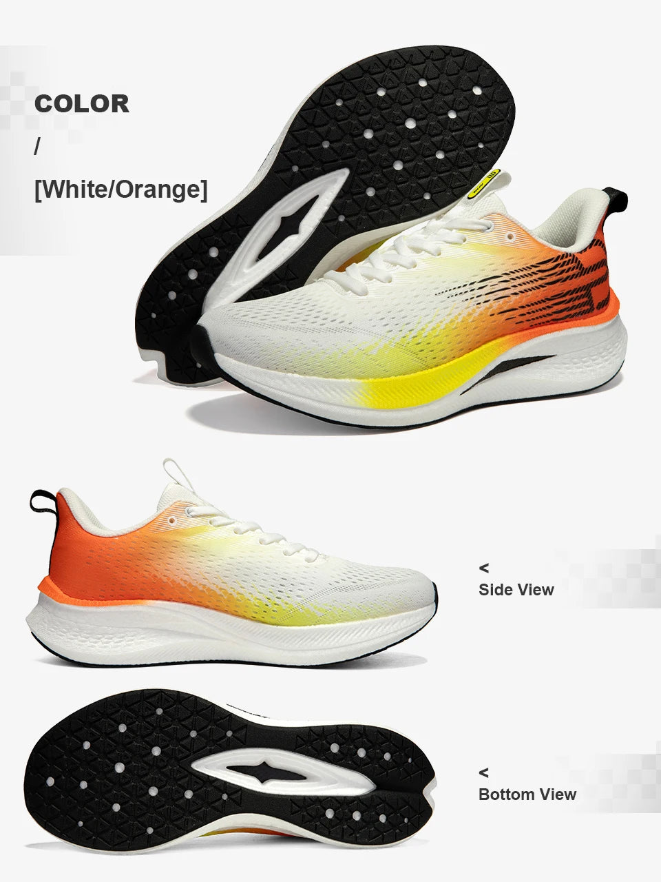 Pantofi de alergare Baasploa pentru bărbați, cu placă de carbon, amortizare profesională, antiderapant, adidași casual pentru femei, respirabili, pentru jogging și sport
