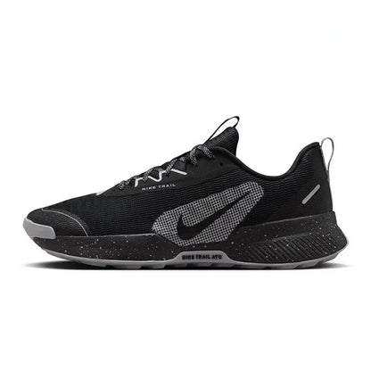 „Nike Juniper Irail 3“: patogūs, patvarūs ir gerai palaikantys vyriški žemi bėgimo bateliai juodos ir pilkos spalvos FQ0904-001