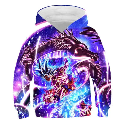 2025 Autumn Cool Dragon Ball Z Kids Boys Sweatshirts Children Casual Boy Hoodies Pullover Anime Dragon Ball Hoodie Hooded Coats. Produit gaming premium Fraquane, produits de luxe, nouvelle génération, équipement gamer