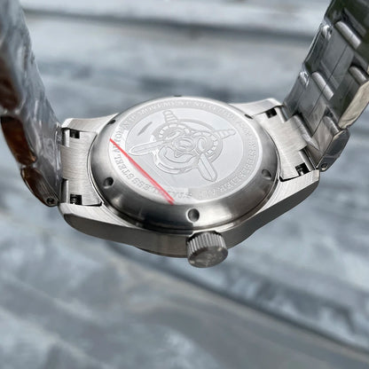 STEELFLIER Official SF792 GMT Mechanical Wristwatch, NH34 Movement, Super BGW9 C3 Luminous, 200M Waterproof Luxury Dive Watch