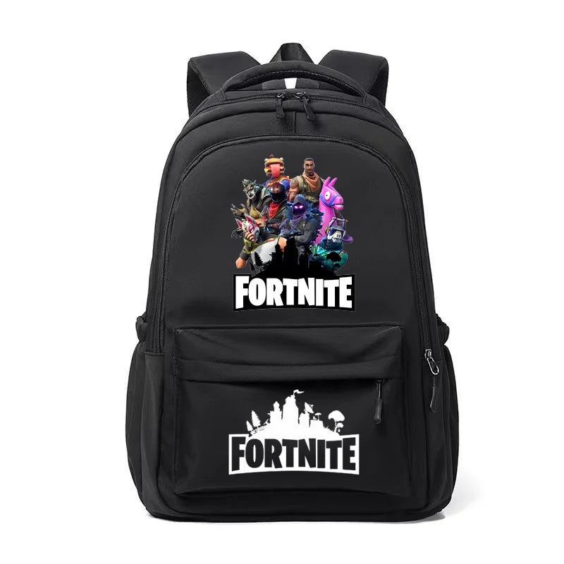 Fortnite Kids Backpack Portable Large Capacity Student Schoolbag Cartoon Printed Shoulder Bag School Supplies for Boys Gift
