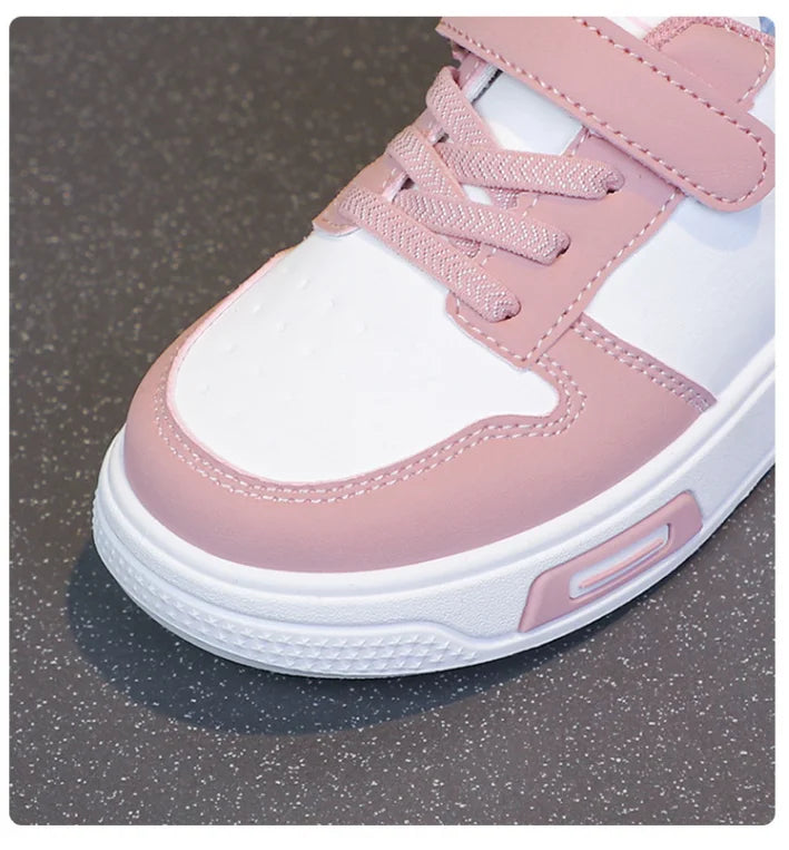 Sonic Fashion Sport Shoes PU Leather Sneakers Soft-soled Student Sneakers Tennis Shoes