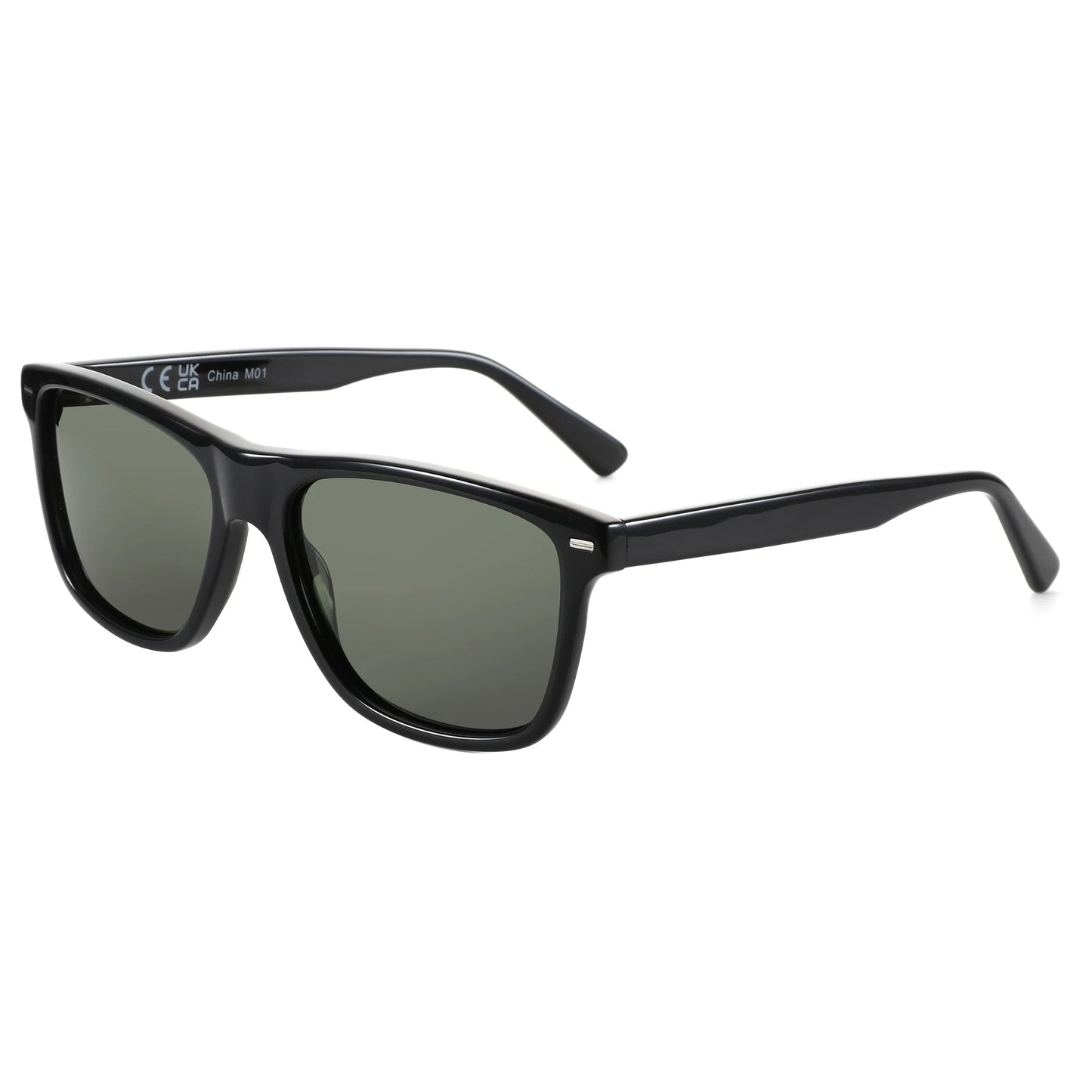 ZENOTTIC Trendy Polarized Sunglasses UV400 Protection Acetate Square Sun Glasses Classic Design Shade for Women Men