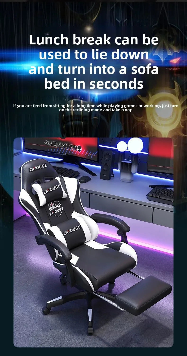 Ergonomischer Gaming-Stuhl fürs Homeoffice, lange Sessions und Streamer – verstellbar, neigbar, leicht und langlebig