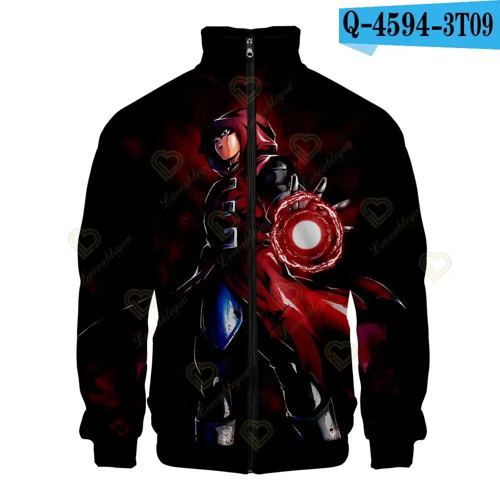 Dragon Ball 3D Print Zipper Hoodie Cool Fashion Men/Women/Kids Long Sleeve Hoodies Sweatshirt Casual Cosplay Jacket Clothes, Produit gaming premium Fraquane