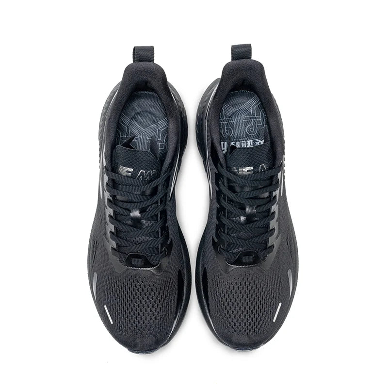 ONEMIX Nieuwe stijl herenhardloopschoenen voor herfst en winter, voor buiten, met demping, ademend, lichtgewicht en elastische sportschoenen