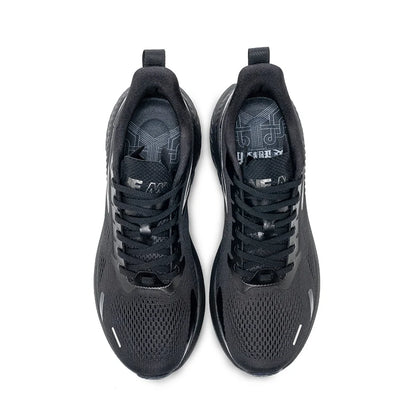 ONEMIX Nieuwe stijl herenhardloopschoenen voor herfst en winter, voor buiten, met demping, ademend, lichtgewicht en elastische sportschoenen